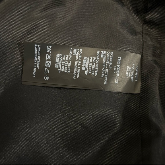 The Kooples (faux) fur coat Brand New with tags! - Picture 8 of 10